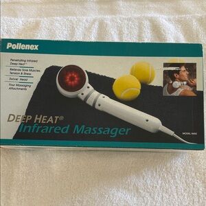 Deep Heat Infrared Massager - White